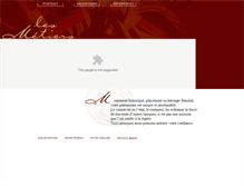 Tablet Screenshot of lesmetiersdubois.com